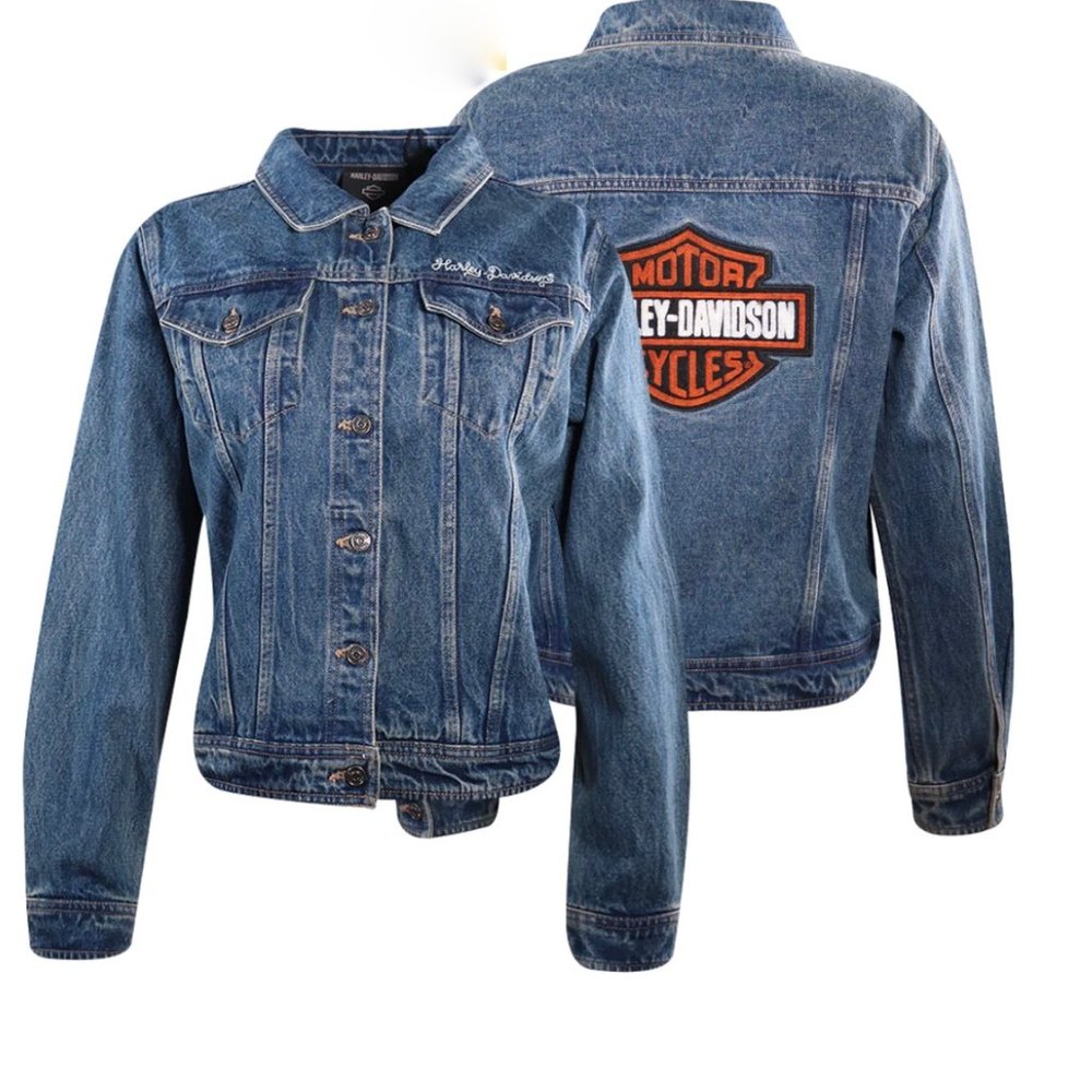Harley Davidson Denim Tucker Jacket
